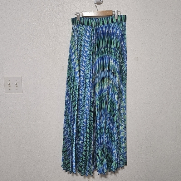Chico accordion style midi to maxi skirt size 3 = large see pics - Picture 4 of 14